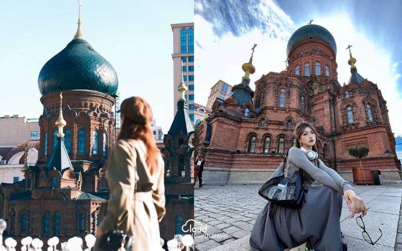 ทัวร์ฮาร์บิน Snow Town โบสถ์เซนต์โซเฟีย กลางหิมะขาวโพลน ฤดูหนาว