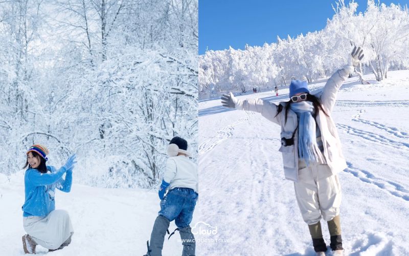 ทัวร์ฮาร์บิน Snow Valley ขึ้นเขาทำกิจกรรม ชมวิวหิมะแบบอลังการ